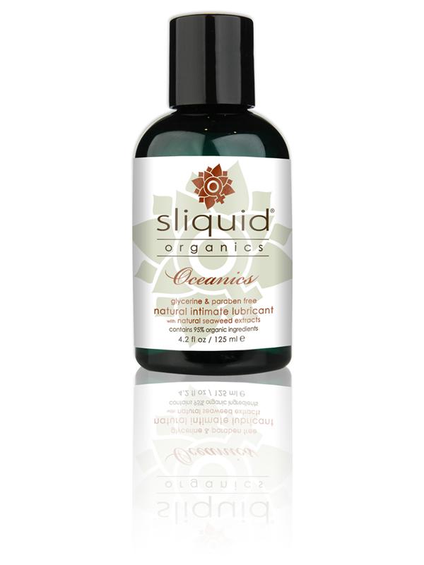 Sliquid Organics Oceanics Water Based Intimate Lubricant 4.2 Oz Water Based Lubes