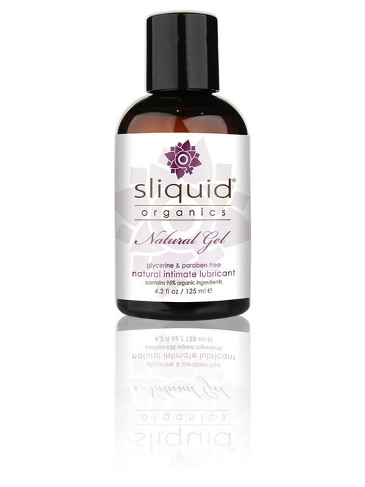 Sliquid Organics Natural Gel Water Based Intimate Lubricant 4.2 Oz - Water Based Lubes