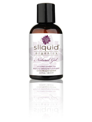 Sliquid Organics Natural Gel Water Based Intimate Lubricant 4.2 Oz - Water Based Lubes
