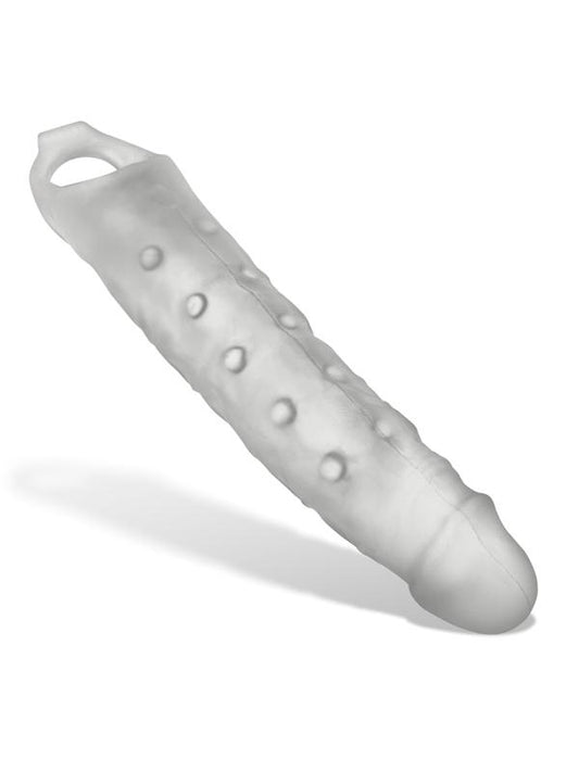 OxBalls Snake Deep Reacher Male Cocksheath Clear Ice - Penis Sleeves and Extenders