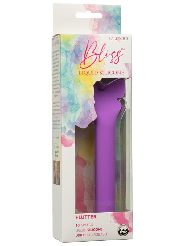 CalExotics Bliss Liquid Silicone Flutter Vibrator Rabbit Vibrators