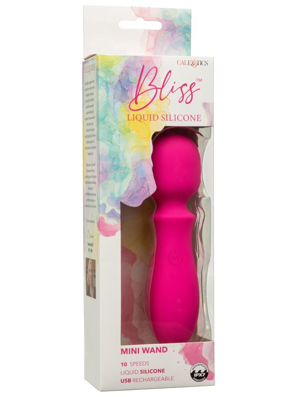 CalExotics Bliss Liquid Silicone Rechargeable Mini Wand Massager Body Wands