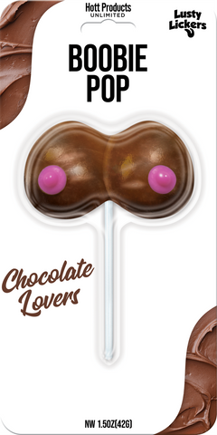Hott Products Lusty Lickers Boobie Shaped Edible Pop Candy - Party Gifts and Novelties