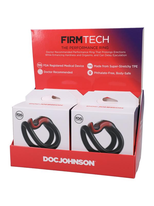 Doc Johnson Firmtech Performance Stretchy Cock Ring 4 Pack Stretchy Cock Rings