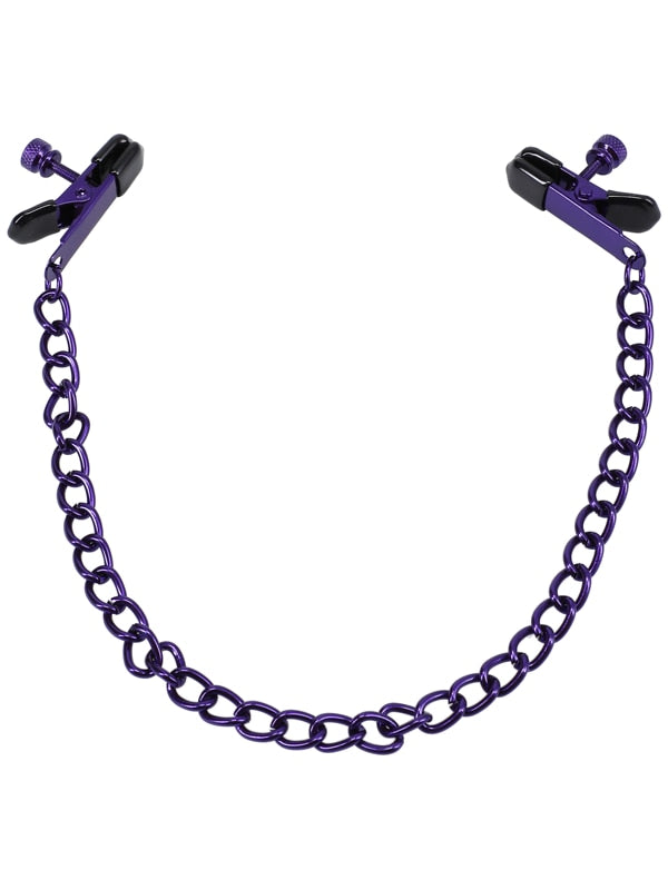 Kink Merci The Clover Nipple Clamps Purple Nipple and Clit Clamps