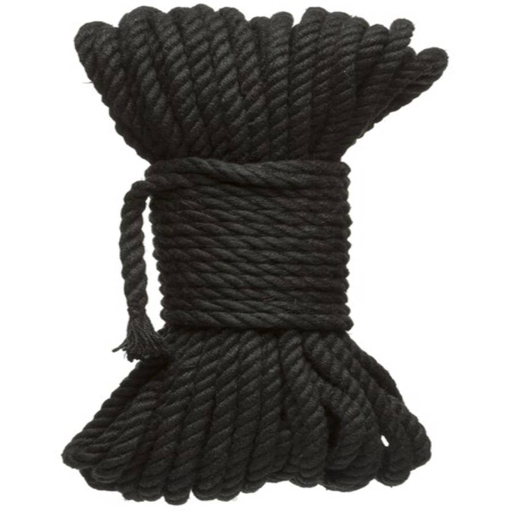 Kink Merci Bind and Tie 6mm Hemp Bondage Play Rope 50 Feet Cuffs and Restraints