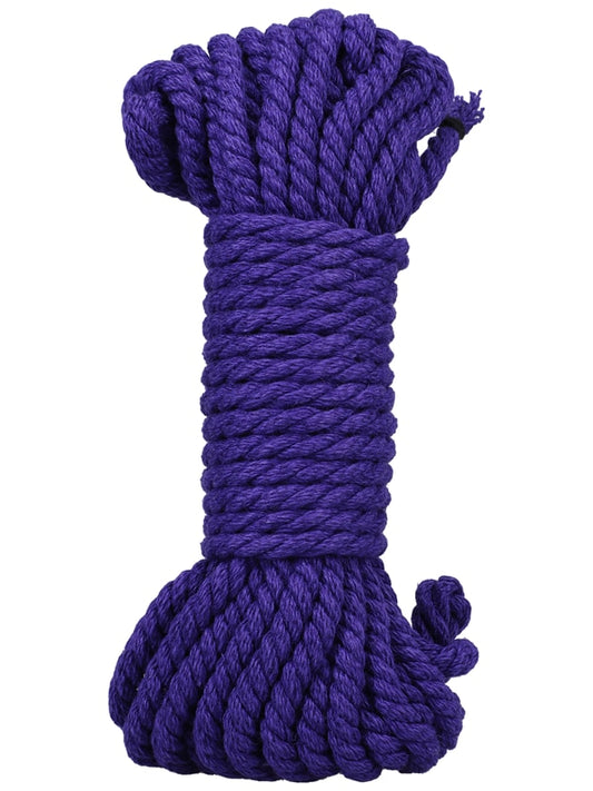 Kink Merci Bind and Tie 6mm Bondage Rope 30 Feet Violet - Cuffs and Restraints