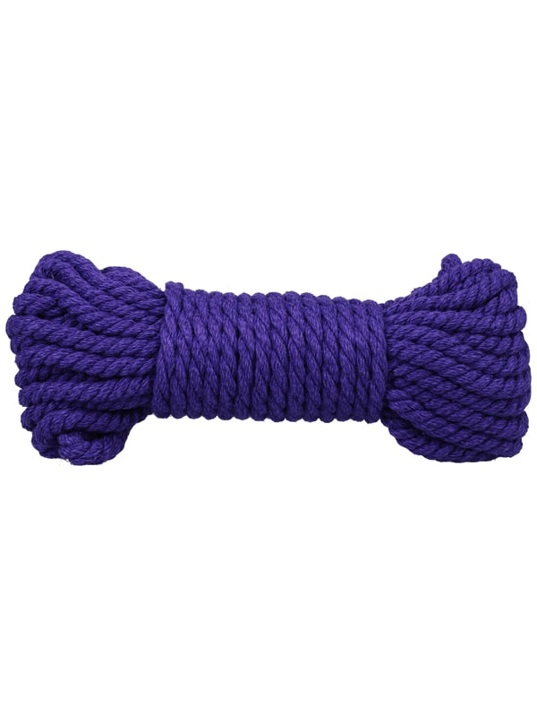 Kink Merci Bind and Tie 6mm Bondage Rope 30 Feet Violet Bondage Kits