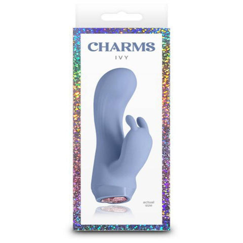 NS Novelties Charms Ivy Rechargeable Rabbit Vibrator - Rabbit Vibrators