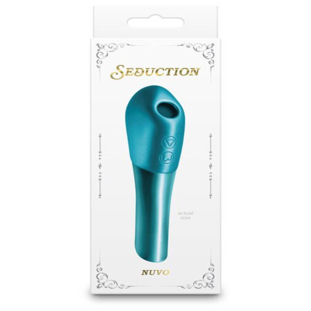 NS Novelties Seduction Nuvo Metallic Mini Air Pulse Vibrator Mini & Slim Vibrators