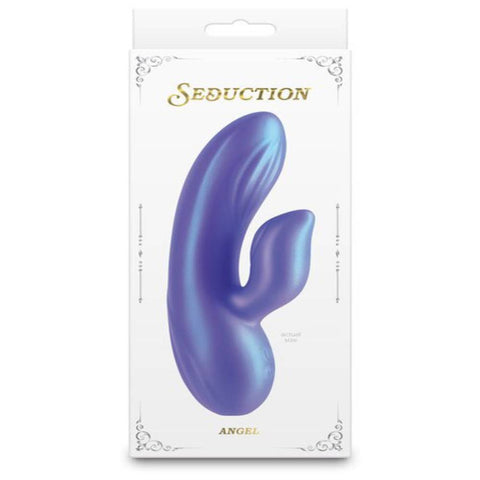 NS Novelties Seduction Angel Metallic Rabbit Vibrator - Rabbit Vibrators