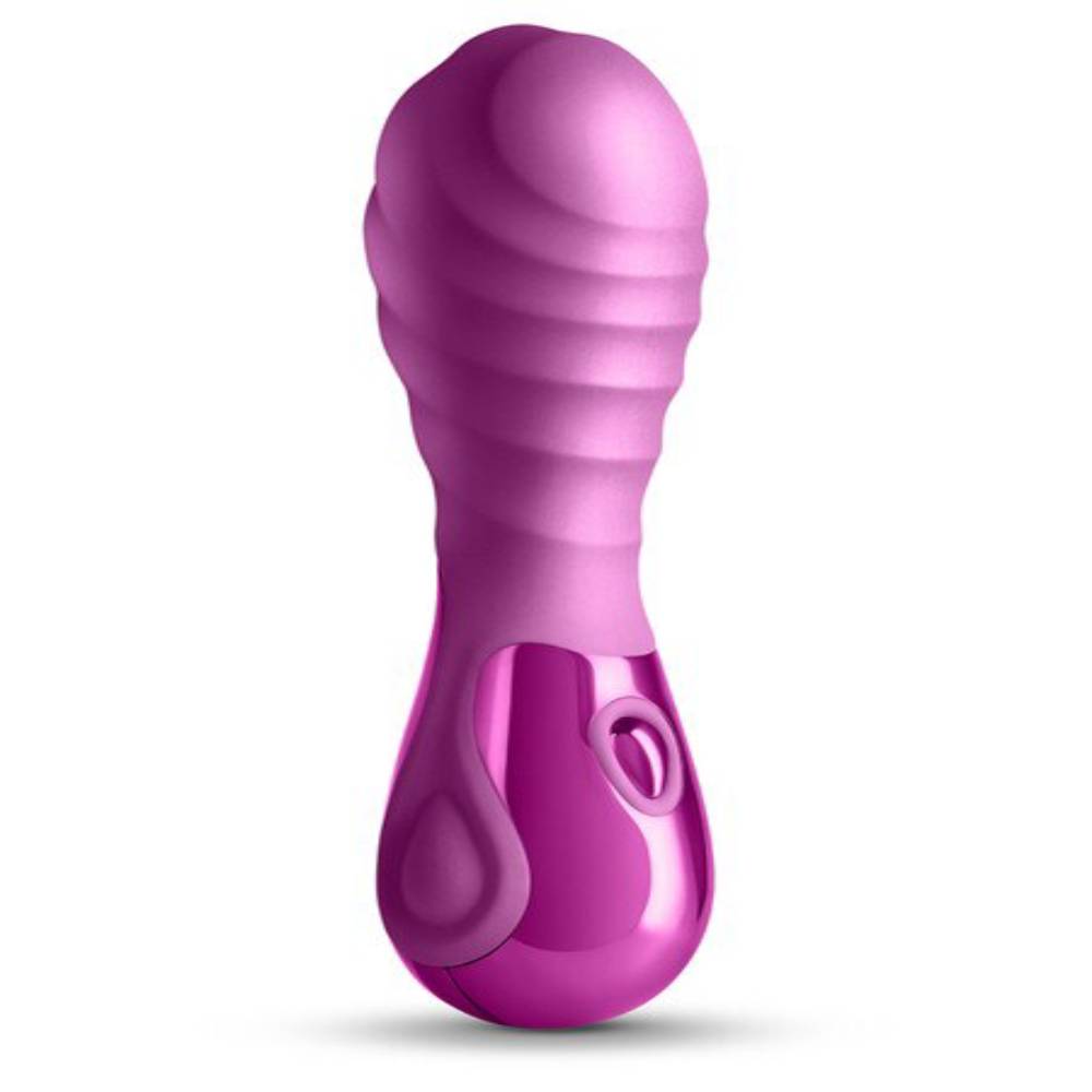 NS Novelties Seduction Chloe Metallic USB Rechargeable Silicone Vibrator Personal Massagers