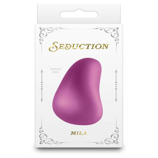 NS Novelties Seduction Mila Metallic Curve Vibrator - Personal Massagers