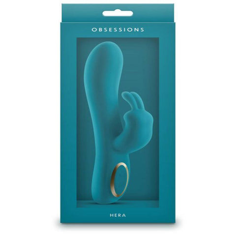 NS Novelties Obsessions Hera Rechargeable Rabbit Vibrator - Rabbit Vibrators