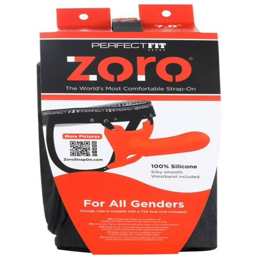 Perfect Fit Zoro Strap-On 7.0 inches with Case - Strap On Sextoys