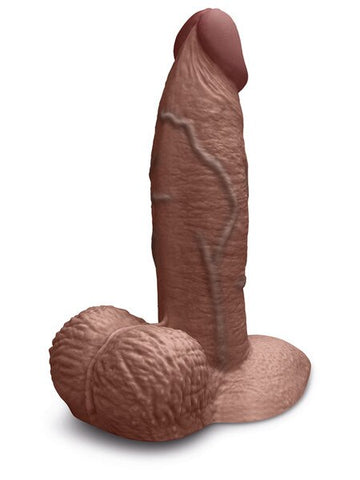 B-Vibe Slipskin Girthy 6 Inch Realistic Silicone Dildo - Realistic Dildos