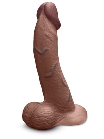 B-Vibe Slipskin 9 Inch Curved Realistic Silicone Dildo - Realistic Dildos