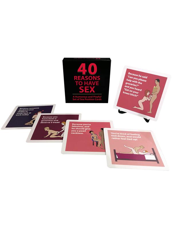 Kheper Games 40 Reasons to Have Sex Position Card Game Sex Games, Coupons and Tricks