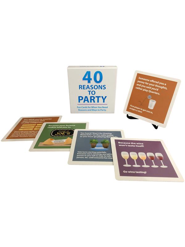 Kheper Games 40 Reasons to Party Adult Card Game Sex Games, Coupons and Tricks