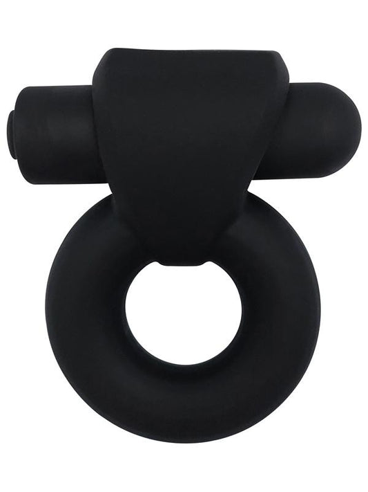 Playful Nero Liquid Silicone Vibe Cock Ring - Silicone Cock Rings