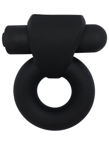 Playful Nero Liquid Silicone Vibe Cock Ring - Silicone Cock Rings
