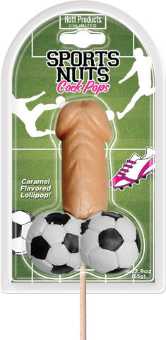 Hott Products Sports Nuts Cock Pop Dick Shaped Edible Candy - Party Gifts and Novelties