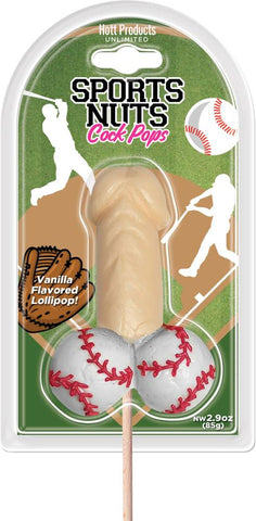 Hott Products Sports Nuts Cock Pop Dick Shaped Edible Candy - Party Gifts and Novelties