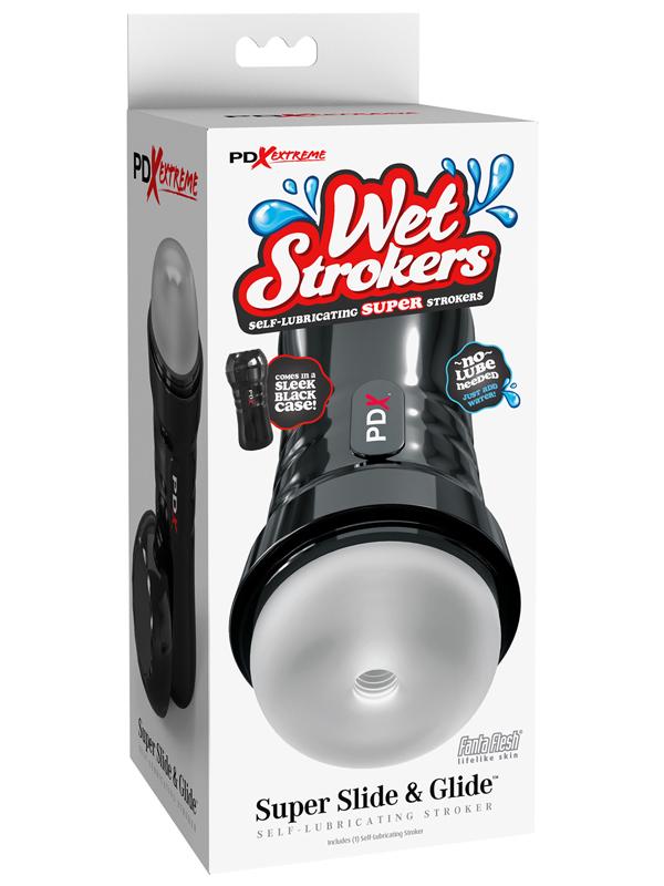 PDX Extreme Wet Pussies Super Slide & Glide Stroker Masturbators and Strokers