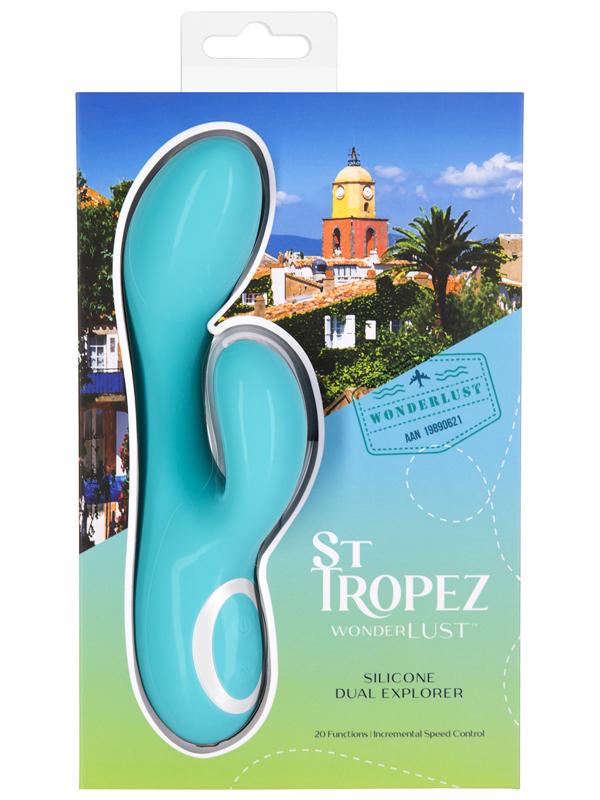 Wonderlust St Tropez Rabbit Vibrator Teal Rabbit Vibrators