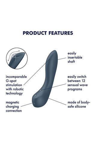 Satisfyer Wave 4 Silicone G Spot Vibrator - G-Spot Vibrators