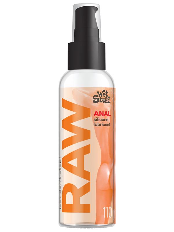 Wet Stuff Raw Anal Silicone Lubricant 110g Clear Anal Lubes