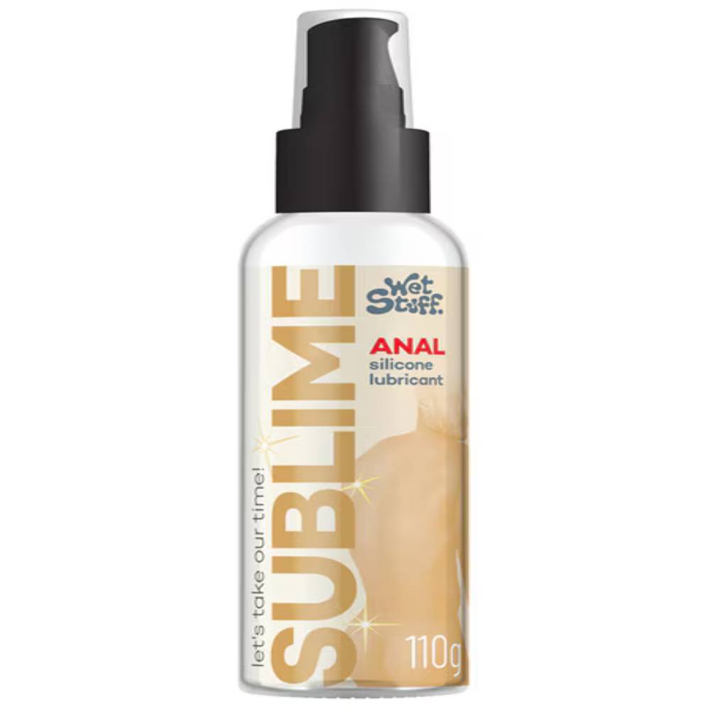 Wet Stuff Sublime Silicone Based Anal Lubricant 110g Clear P/T Anal Lubes