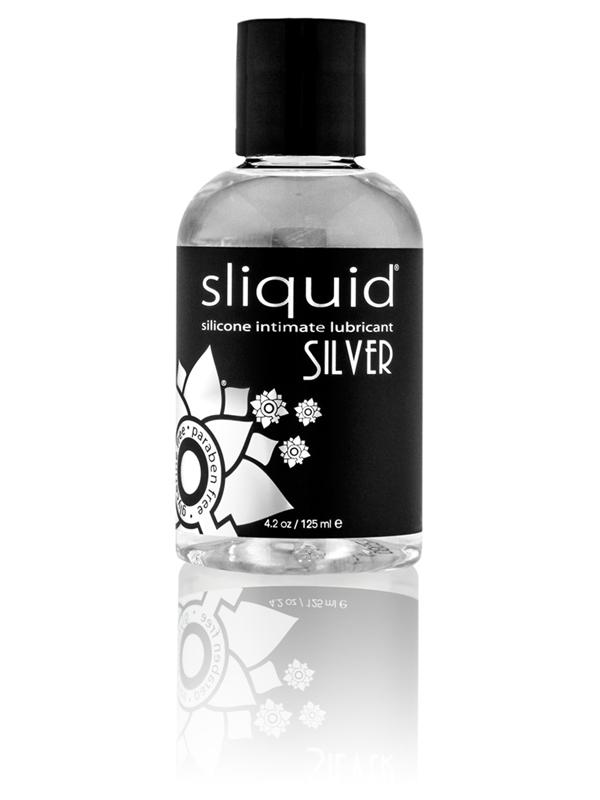 Sliquid Naturals Silver Premium Silicone Lubricant 4.2 Oz Anal Lubes