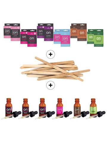 Sensuva On Arousal Oil 12 Piece Assorted Massage Oils Refill Kit - Massage Oils and Lubricants