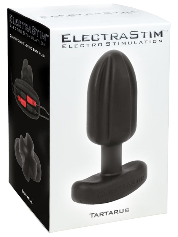 Electrastim Silicone Noir Tartarus Quadri Polar Butt Plug Butt Plugs