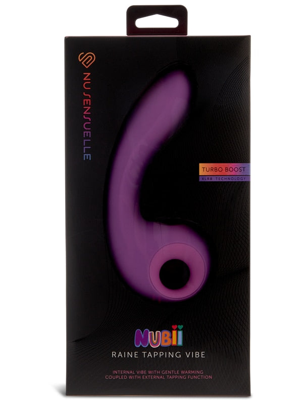 Nu Sensuelle Raine Nubii G Spot Vibrator With Tapper Purple G-Spot Vibrators