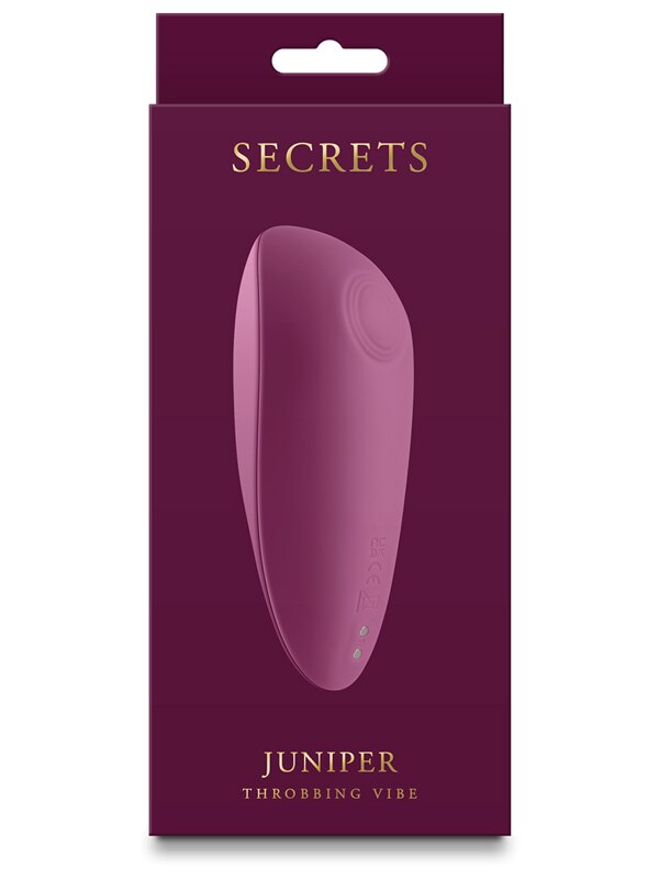 NS Novelties Secrets Juniper Throbbing Vibrator Ruby Personal Massagers