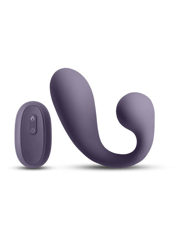 NS Novelties Secrets Maple Clitoral & G Spot Vibrator Gray - G-Spot Vibrators