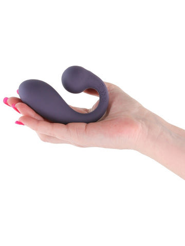 NS Novelties Secrets Maple Clitoral & G Spot Vibrator Gray - G-Spot Vibrators