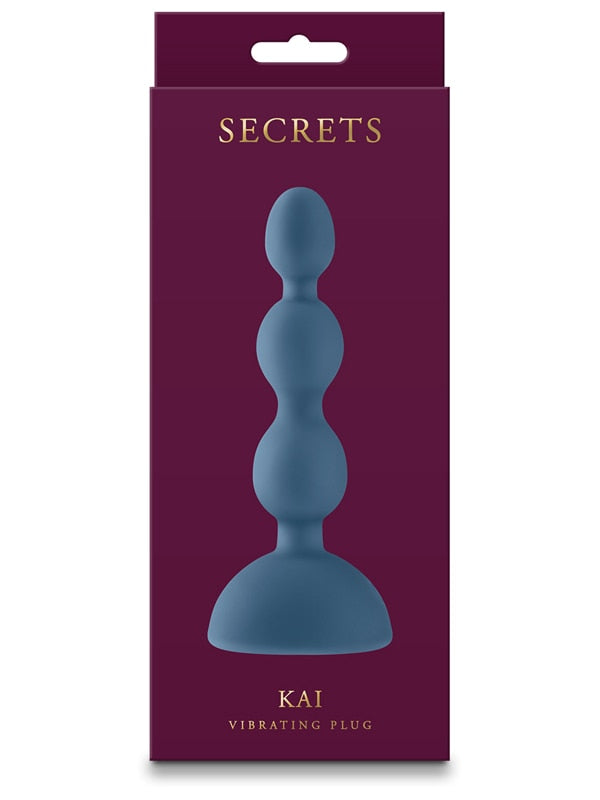 NS Novelties Secrets Kai Anal Vibrator Dark Teal Anal Vibrators