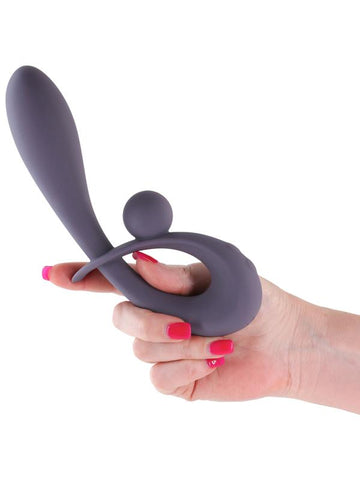 NS Novelties Secrets Forte G Spot Vibrator Gray - G-Spot Vibrators