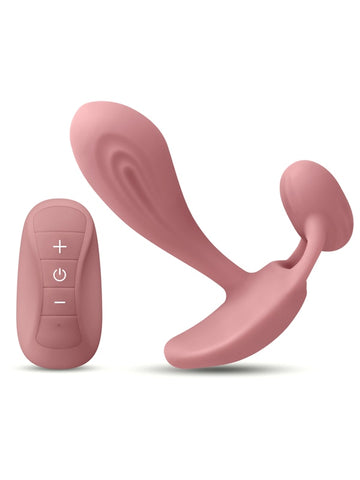 NS Novelties Secrets Echo Clitoris & G Spot Massager Dusty Rose - G-Spot Vibrators