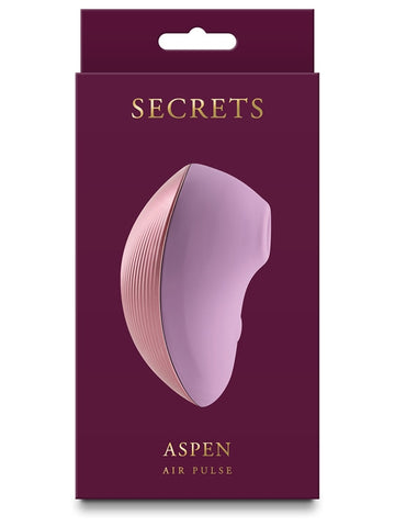 NS Novelties Secrets Aspen Clitoral Massager Lavender - Clit Ticklers and Pulsators