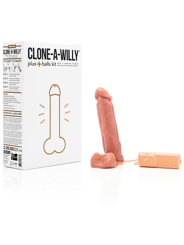 Empire Labs Clone A Willy Plus Balls Kit Medium Skin Tone Sex Kits