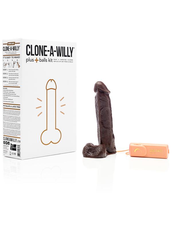 Empire Labs Clone A Willy Plus Balls Kit Deep Skin Tone Sex Kits