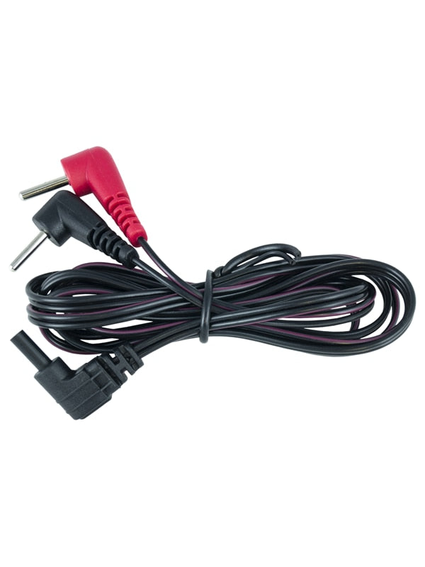 Electrastim Replacement Cable with 90 Degree Plugs Vibrator Accessories