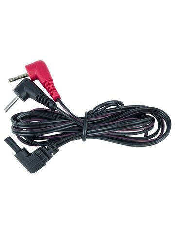 Electrastim Replacement Cable with 90 Degree Plugs - Vibrator Accessories