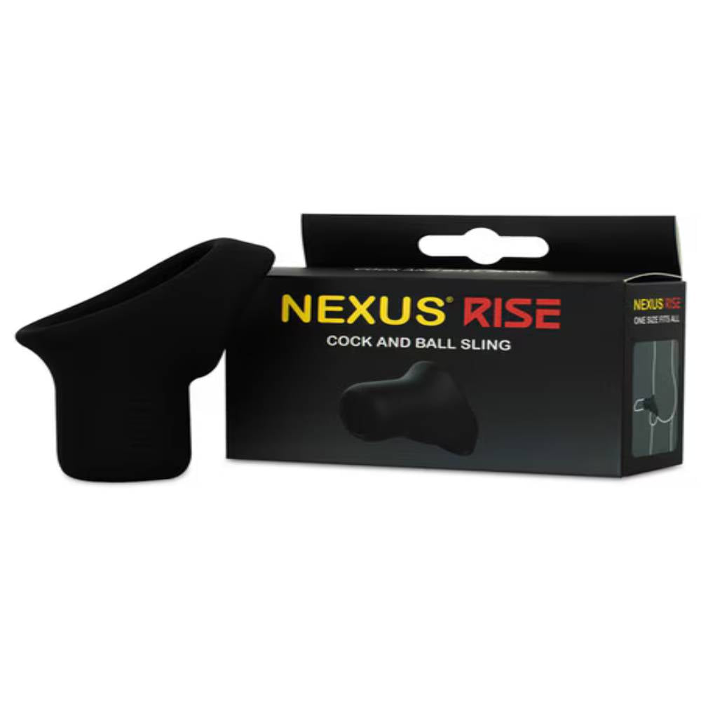 Nexus Rise Liquid Silicone Cock and Ball Sling Ball and Cock Toys