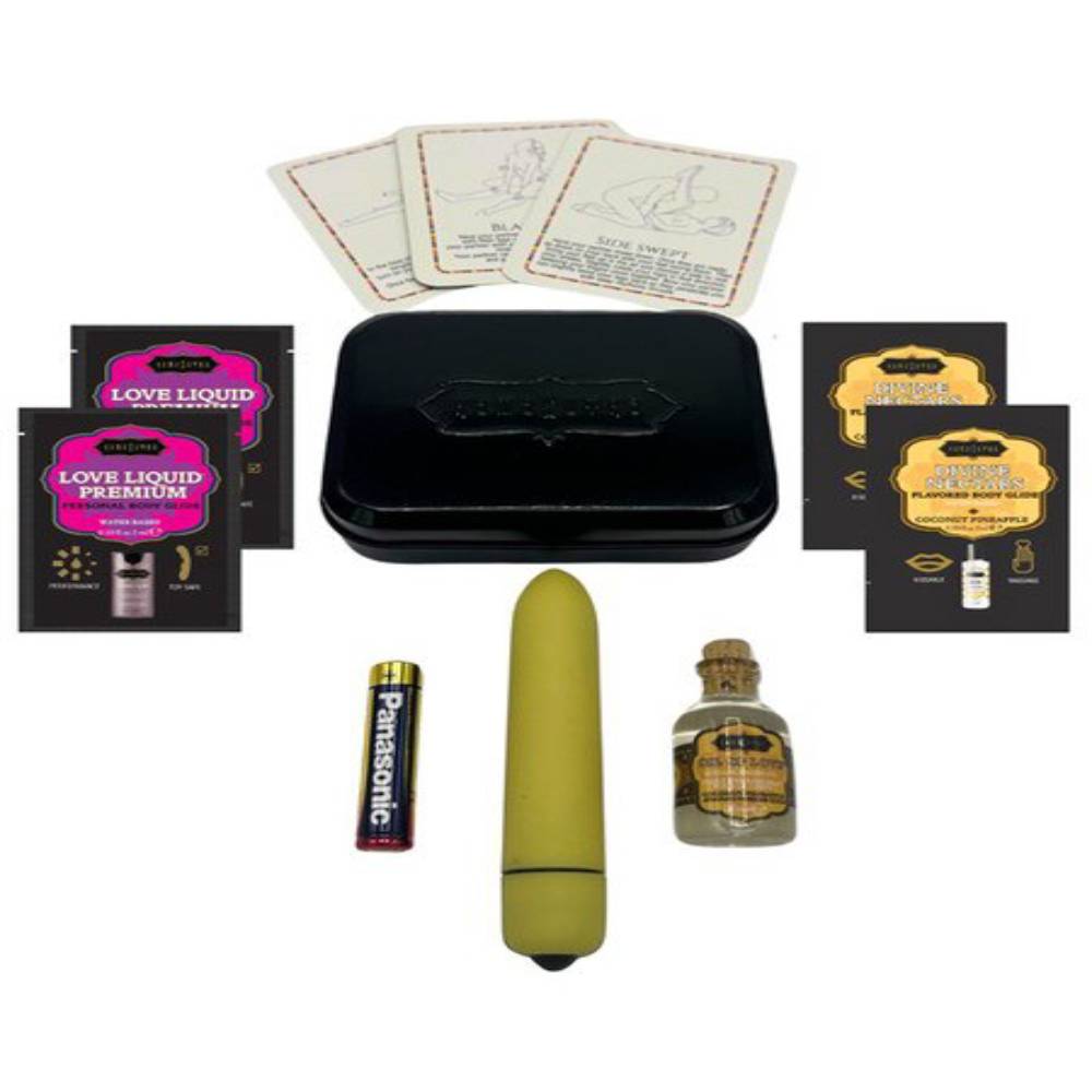 Kama Sutra Weekender Vibrator and Massage Oils Kit Sex Kits