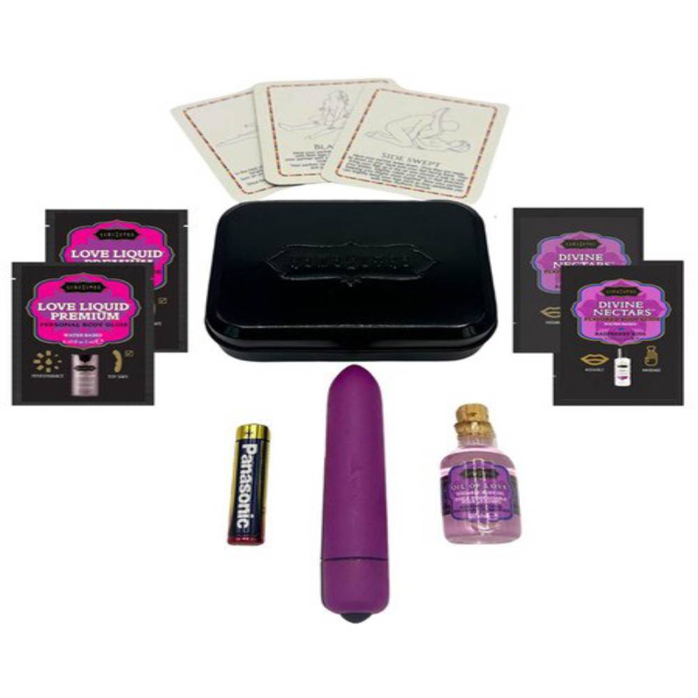 Kama Sutra Weekender Vibrator and Massage Oils Kit Sex Kits